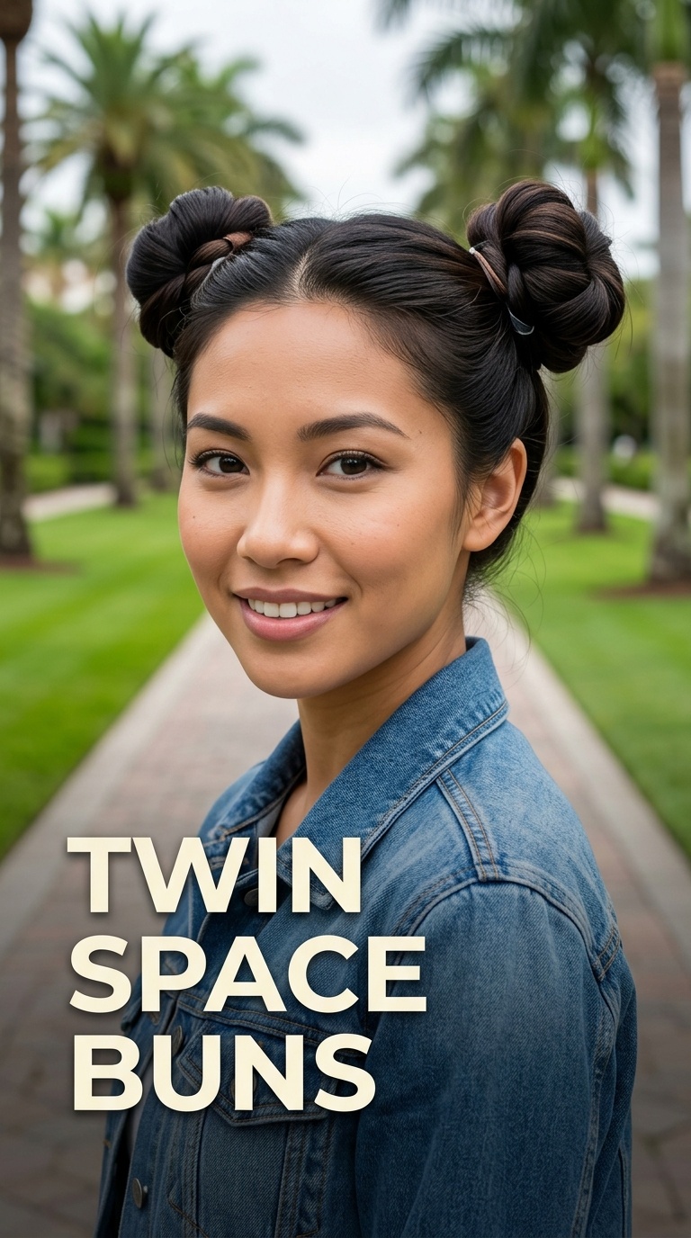 Twin Space Buns