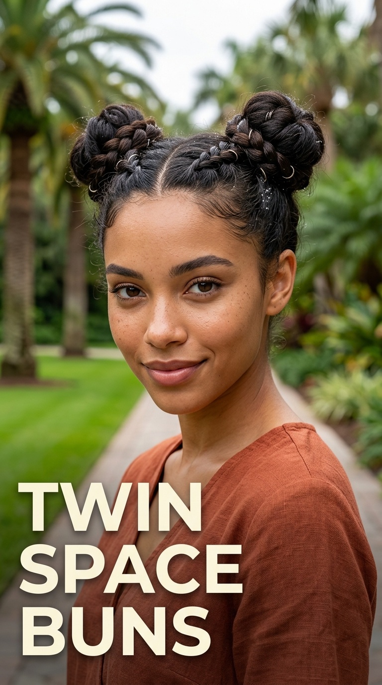 Twin Space Buns