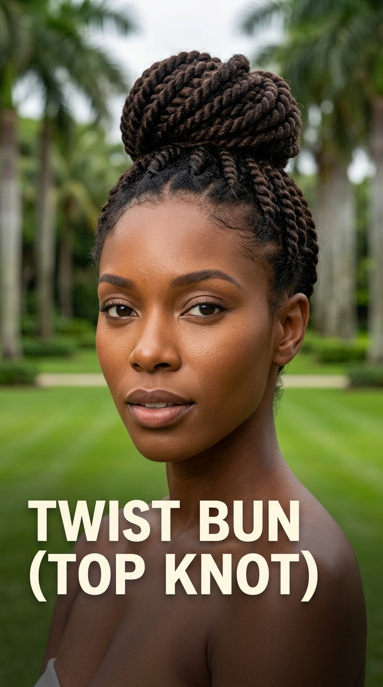Twist Bun (Top Knot)