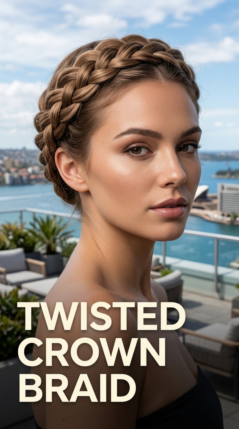 Twisted Crown Braid