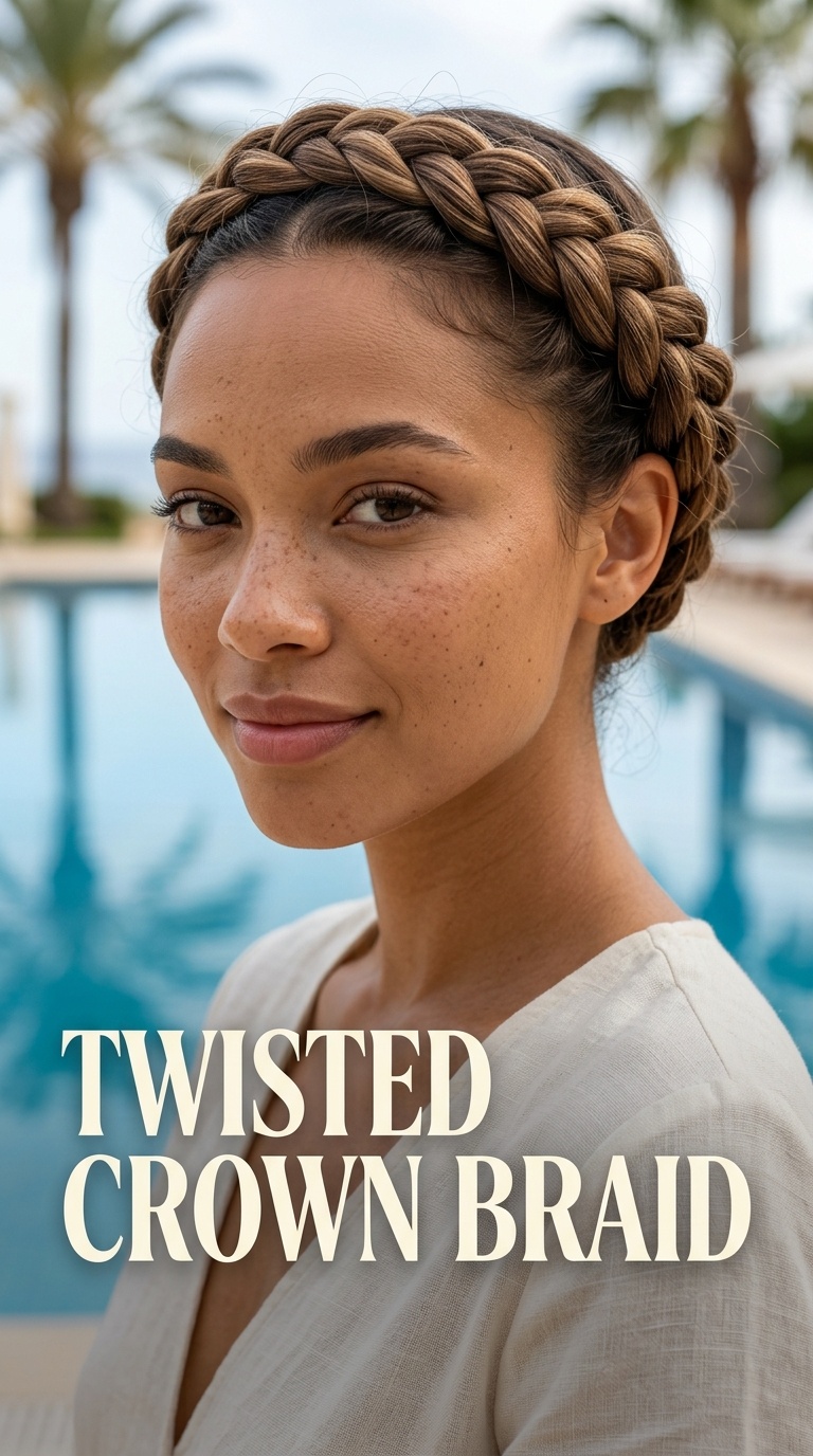 Twisted Crown Braid
