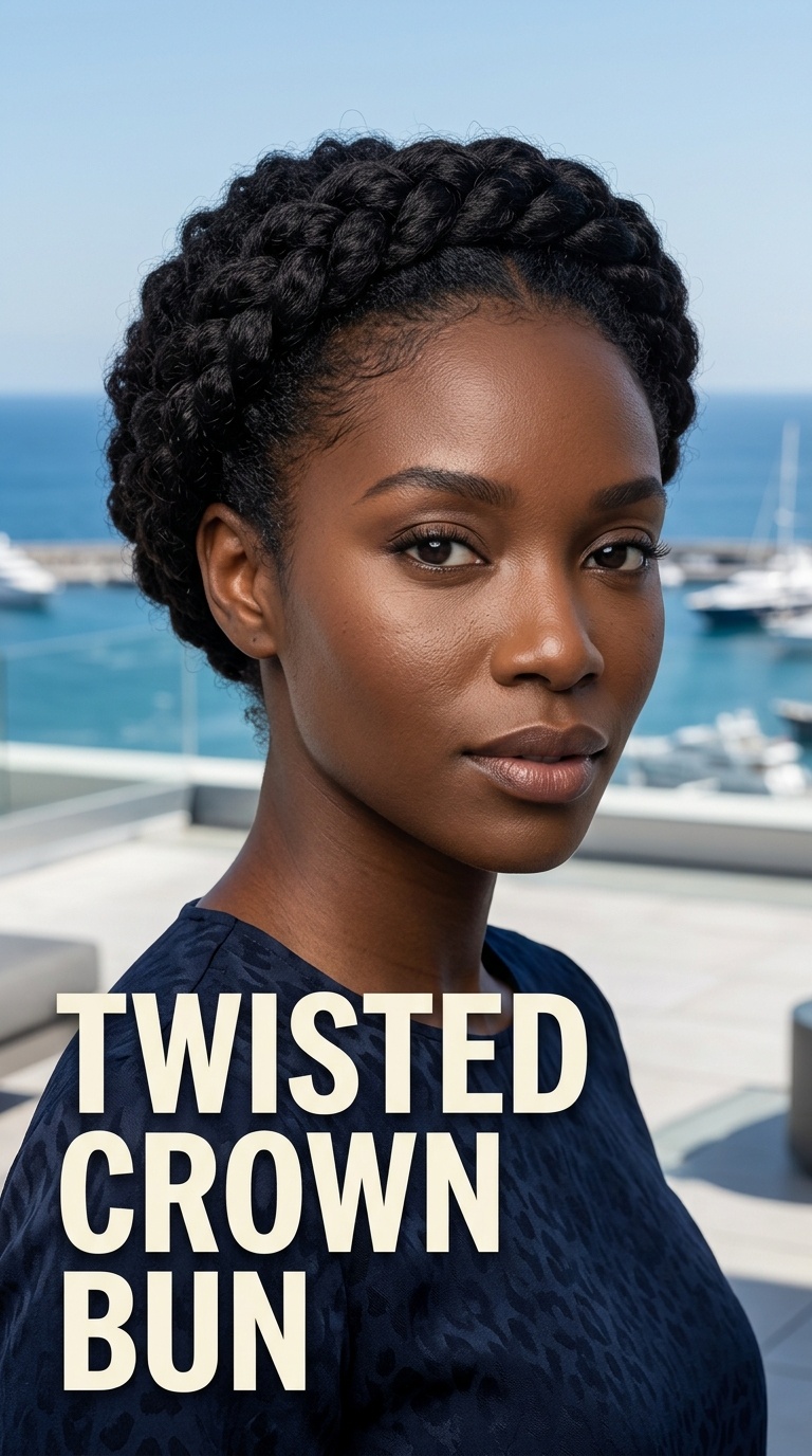 Twisted Crown Bun