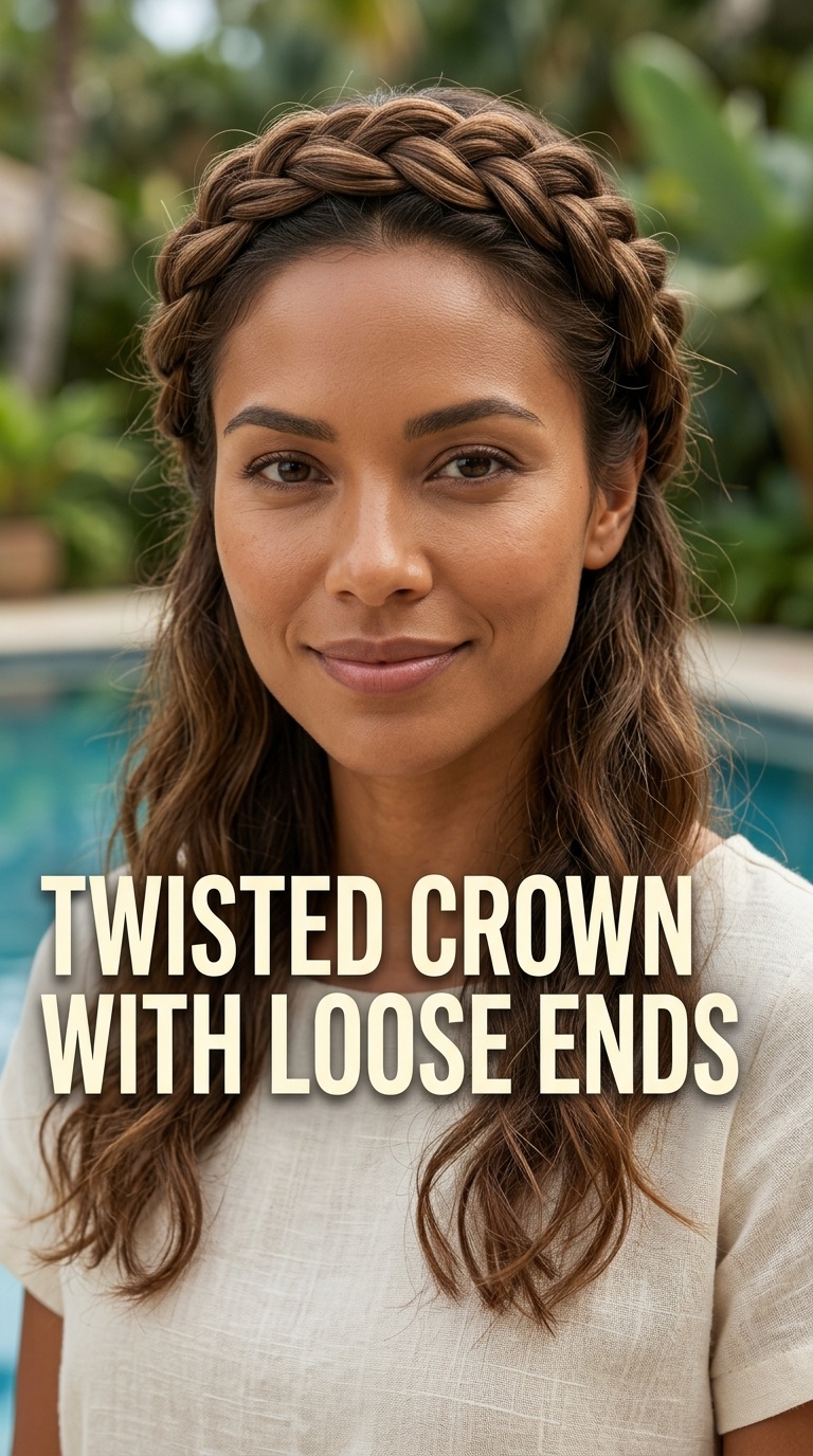 Twisted Crown with Loose Ends