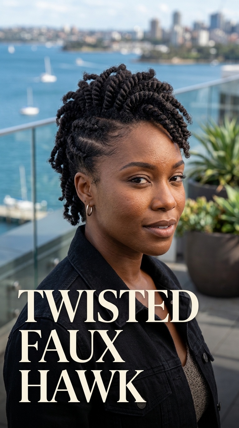 Twisted Faux Hawk
