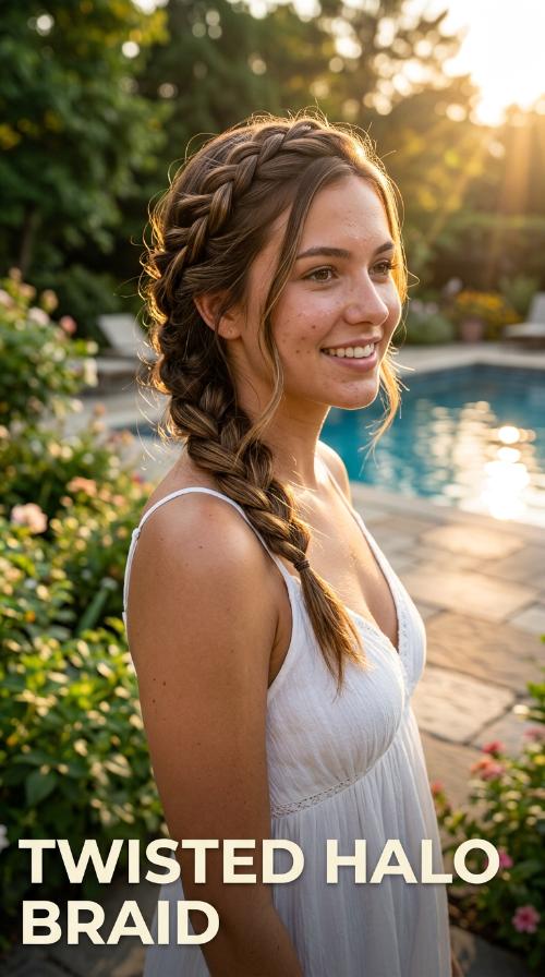 Twisted Halo Braid