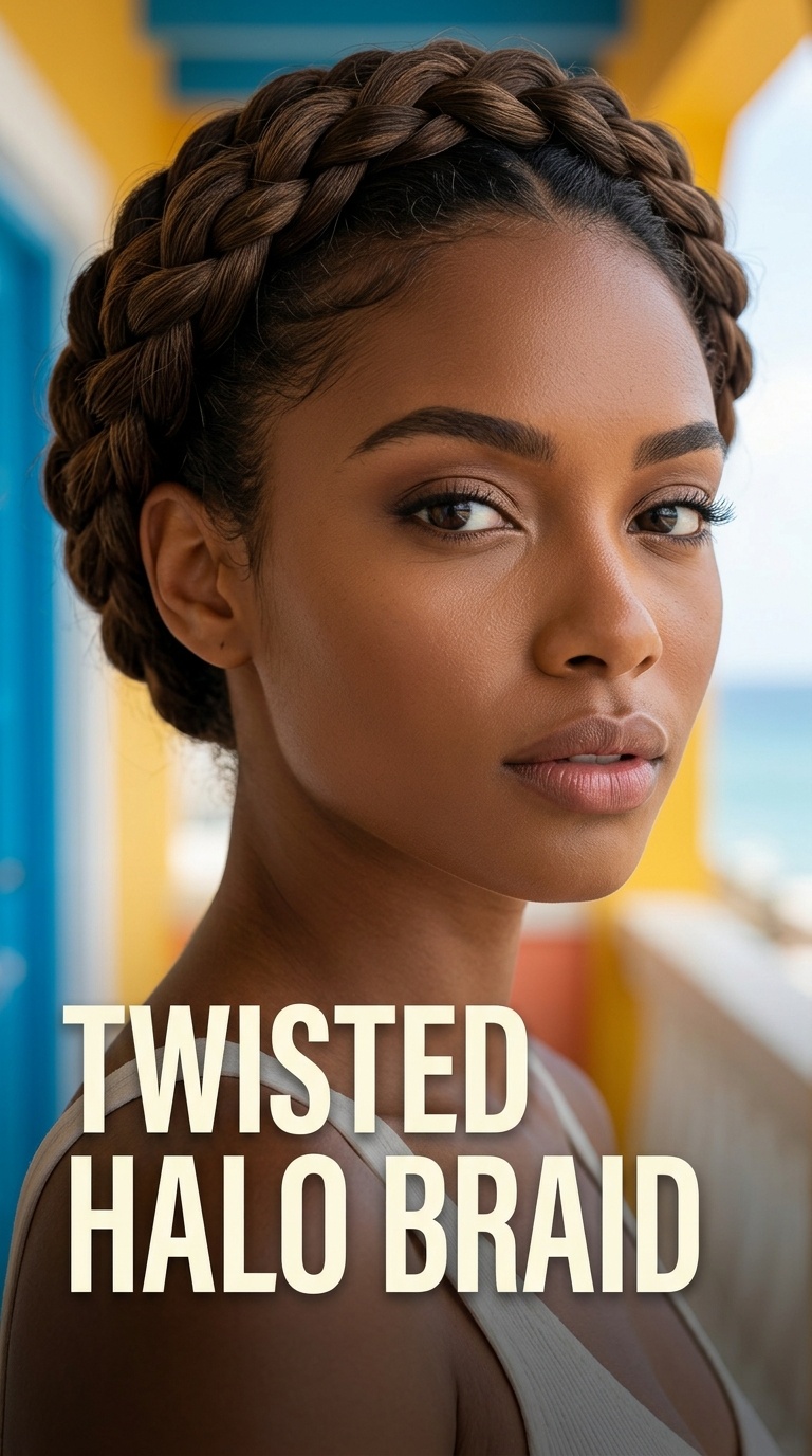 Twisted Halo Braid
