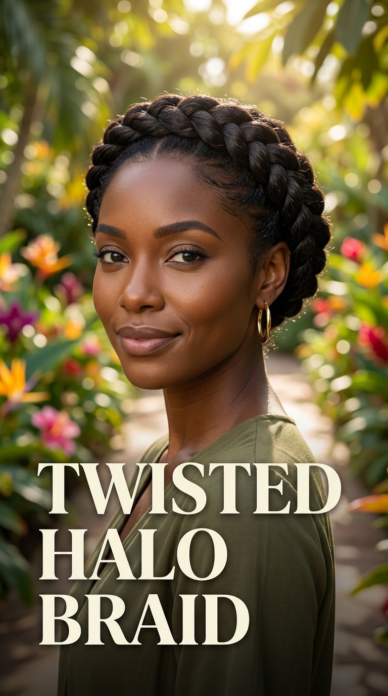 Twisted Halo Braid
