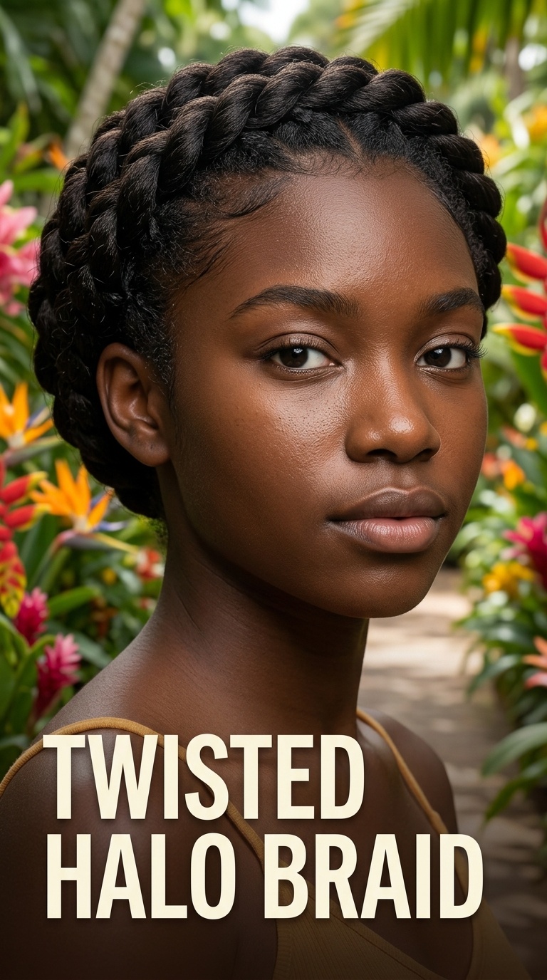 Twisted Halo Braid