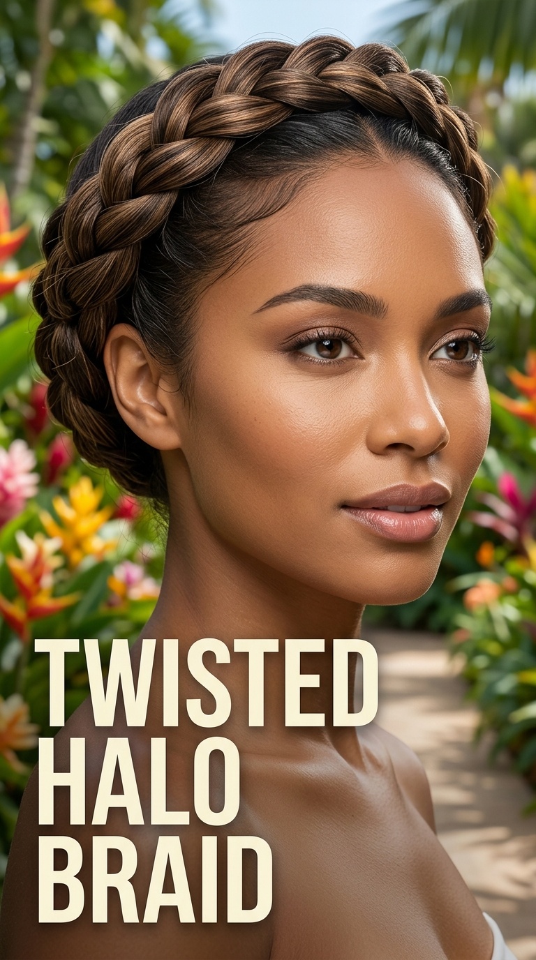 Twisted Halo Braid