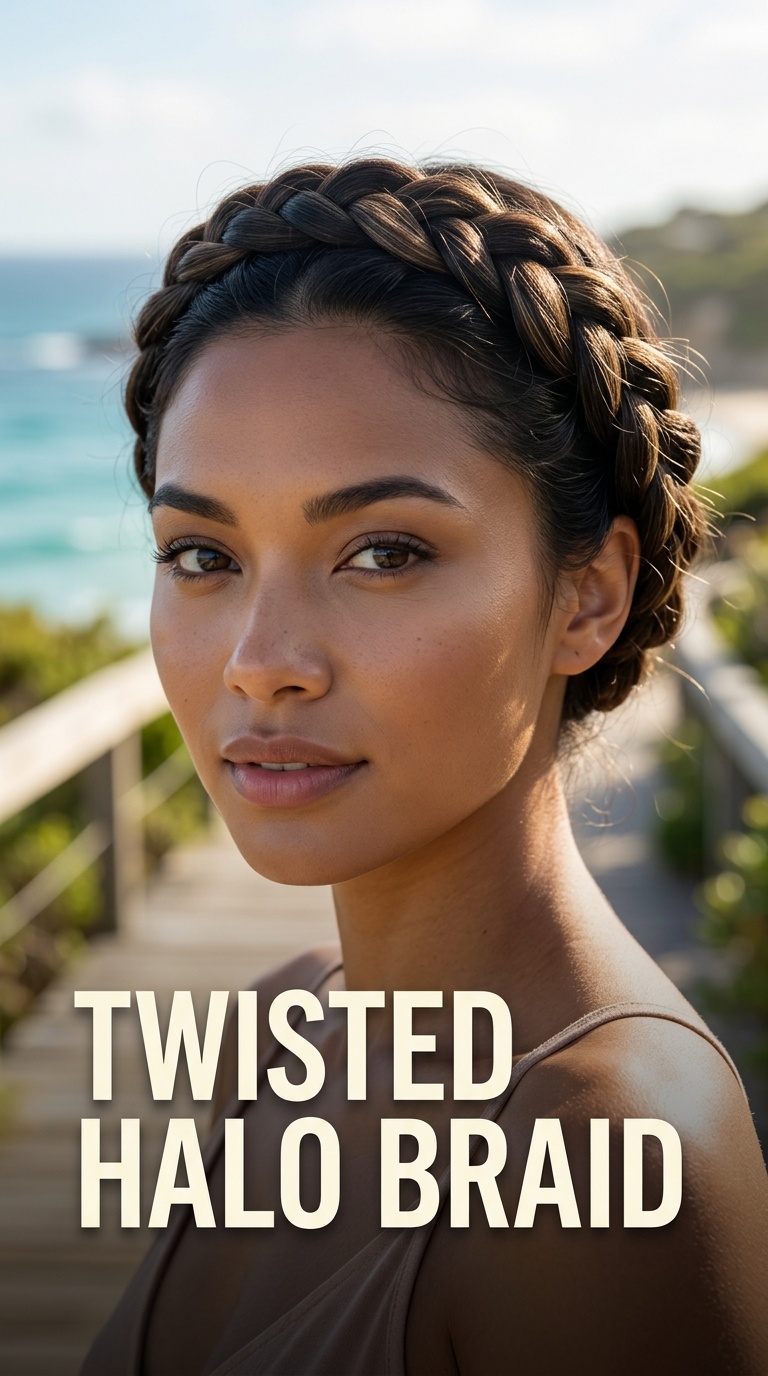 Twisted Halo Braid