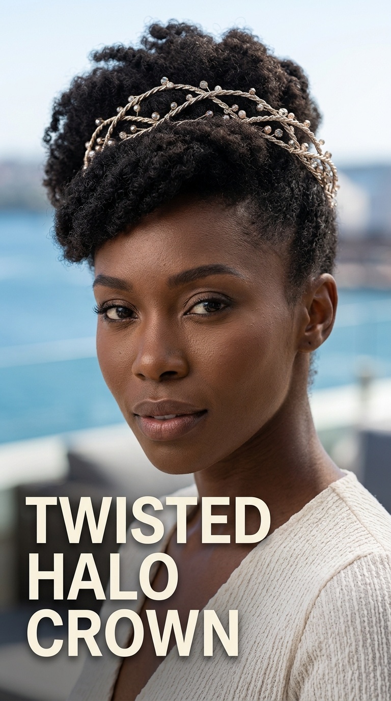 Twisted Halo Crown