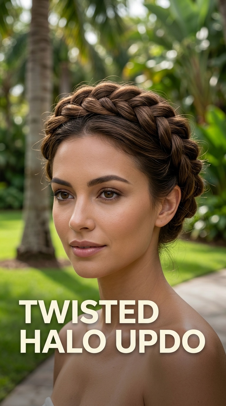 Twisted Halo Updo