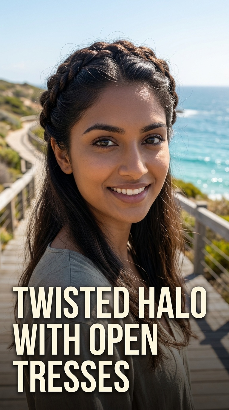 Twisted Halo with Open Tresses