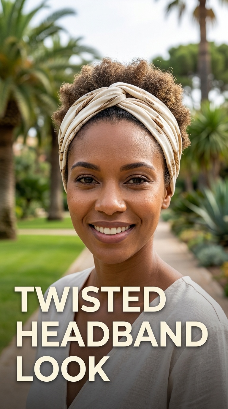 Twisted Headband Look
