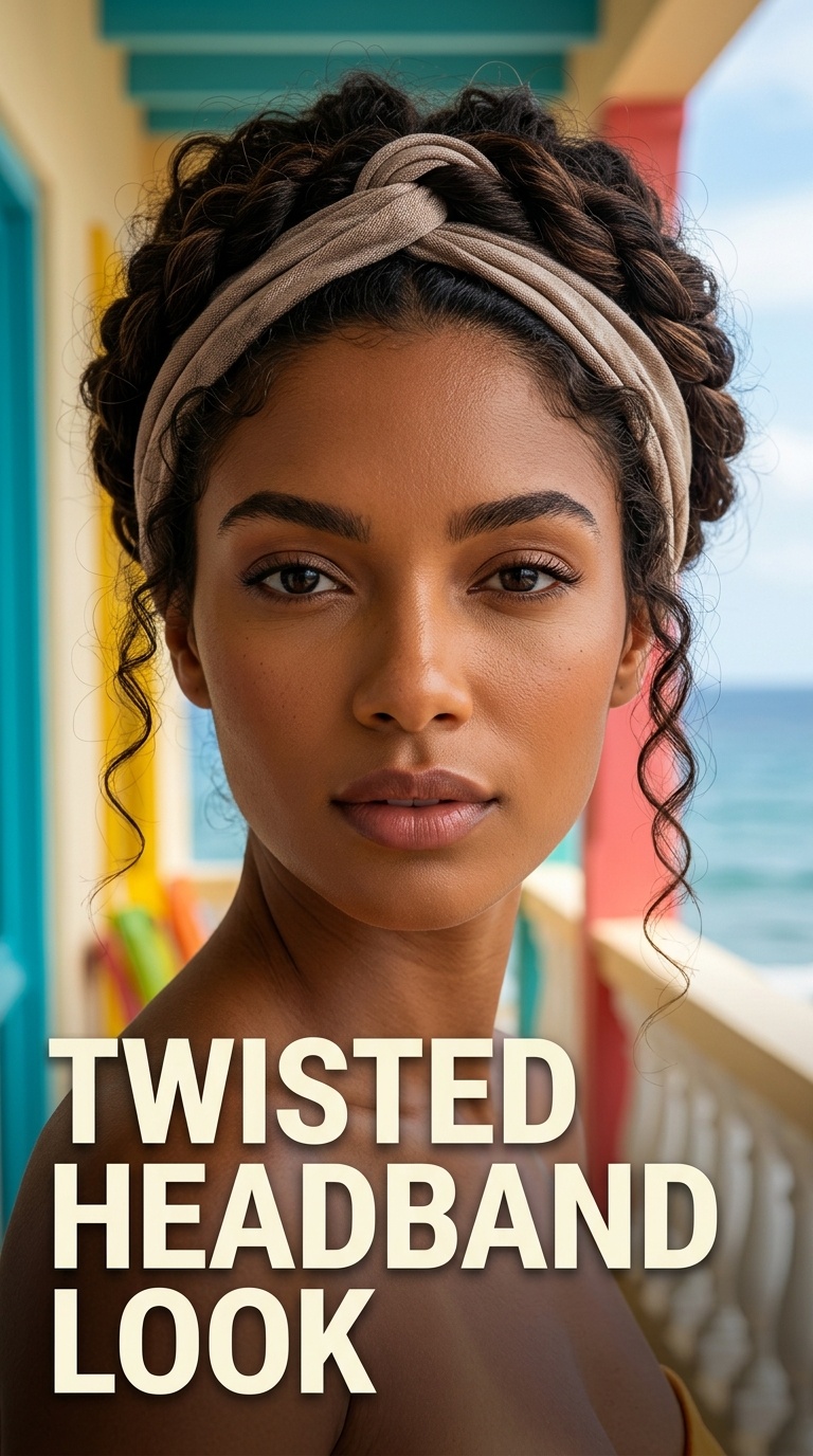 Twisted Headband Look