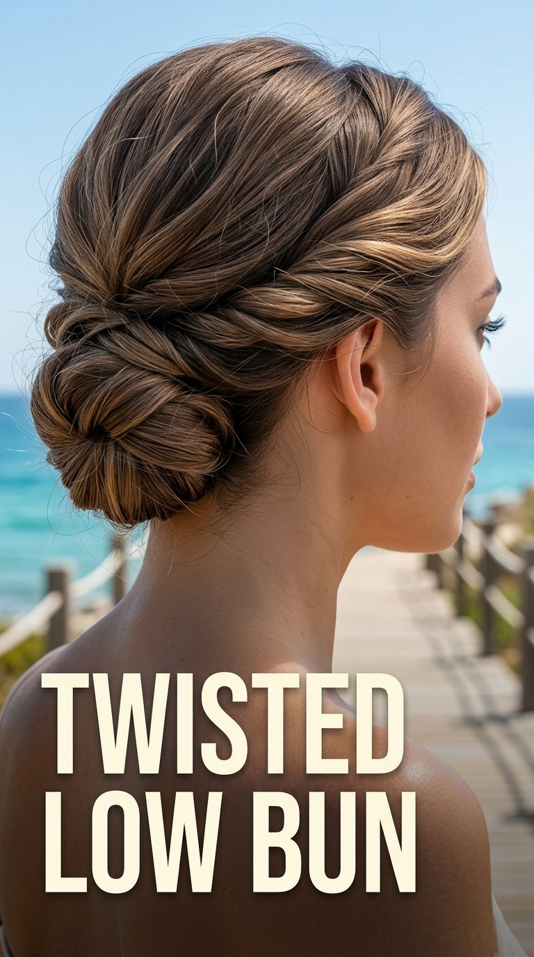 Twisted Low Bun