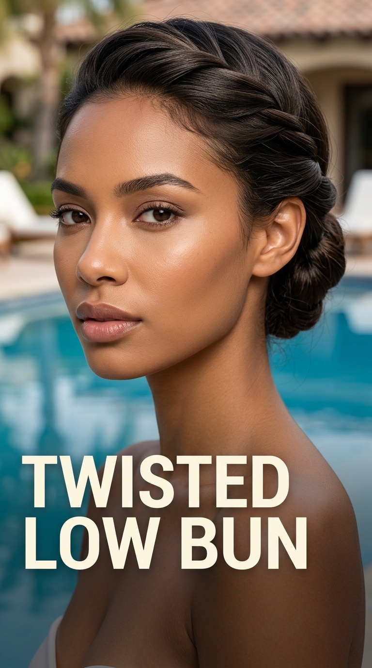 Twisted Low Bun