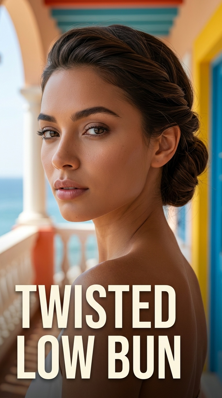 Twisted Low Bun
