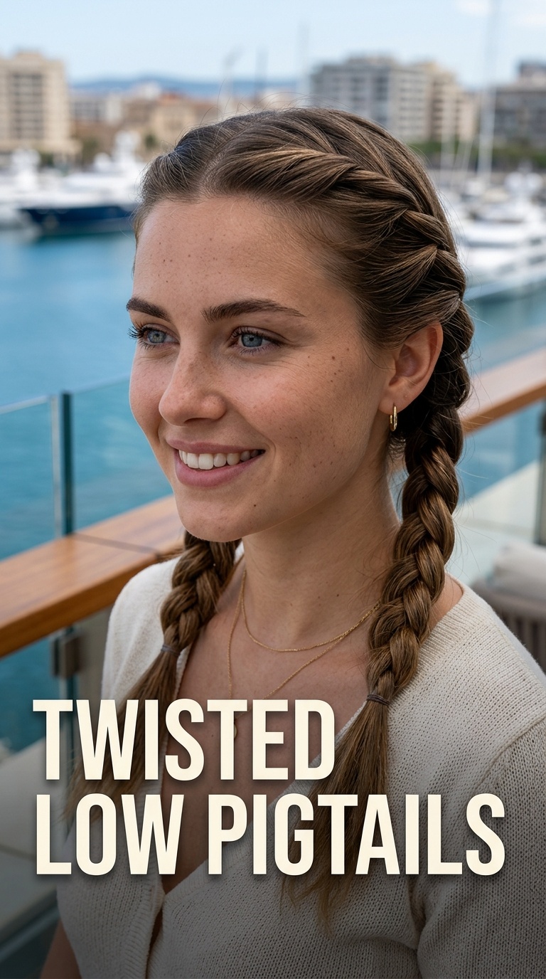 Twisted Low Pigtails