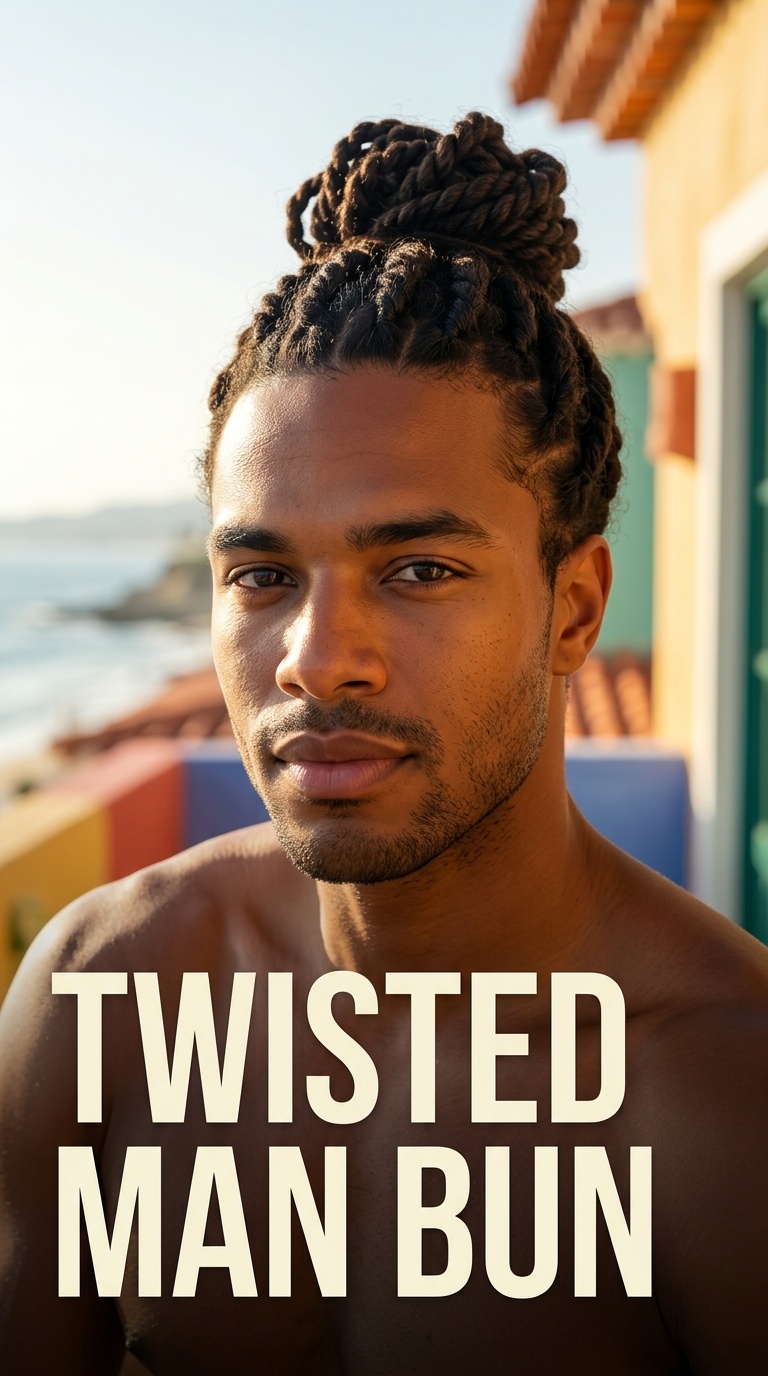 Twisted Man Bun