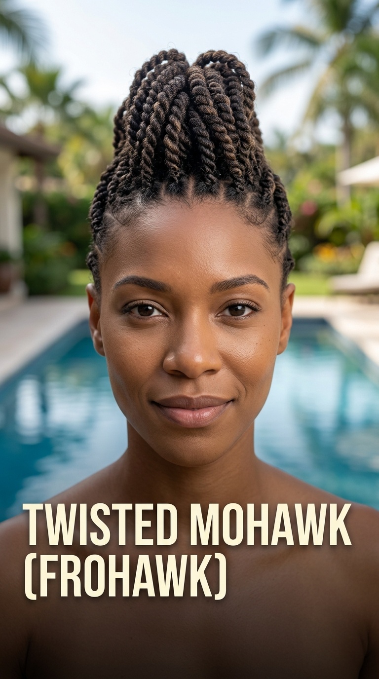 Twisted Mohawk (Frohawk)