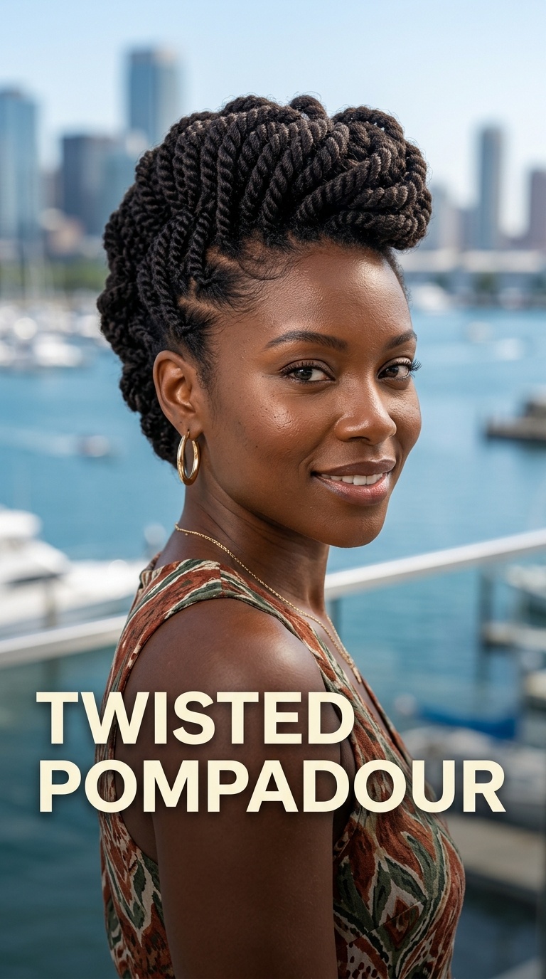 Twisted Pompadour