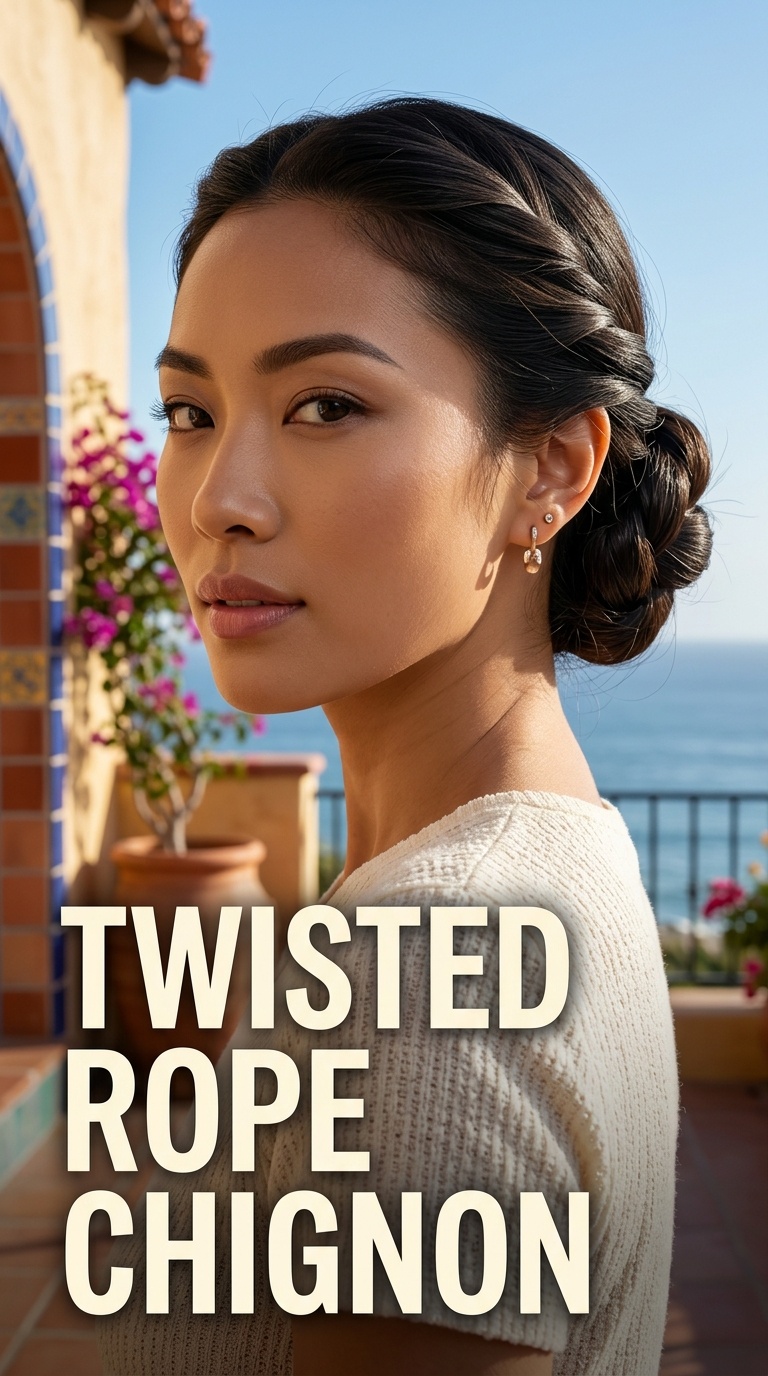 Twisted Rope Chignon