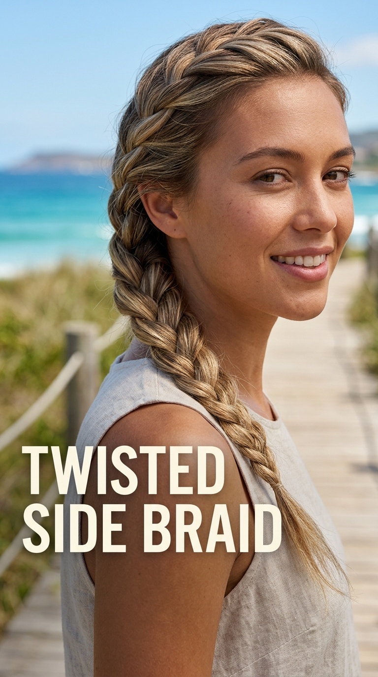 Twisted Side Braid