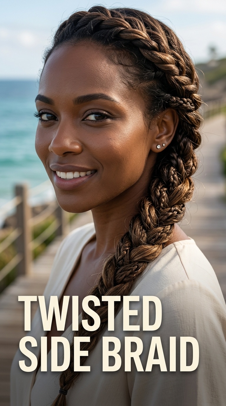 Twisted Side Braid