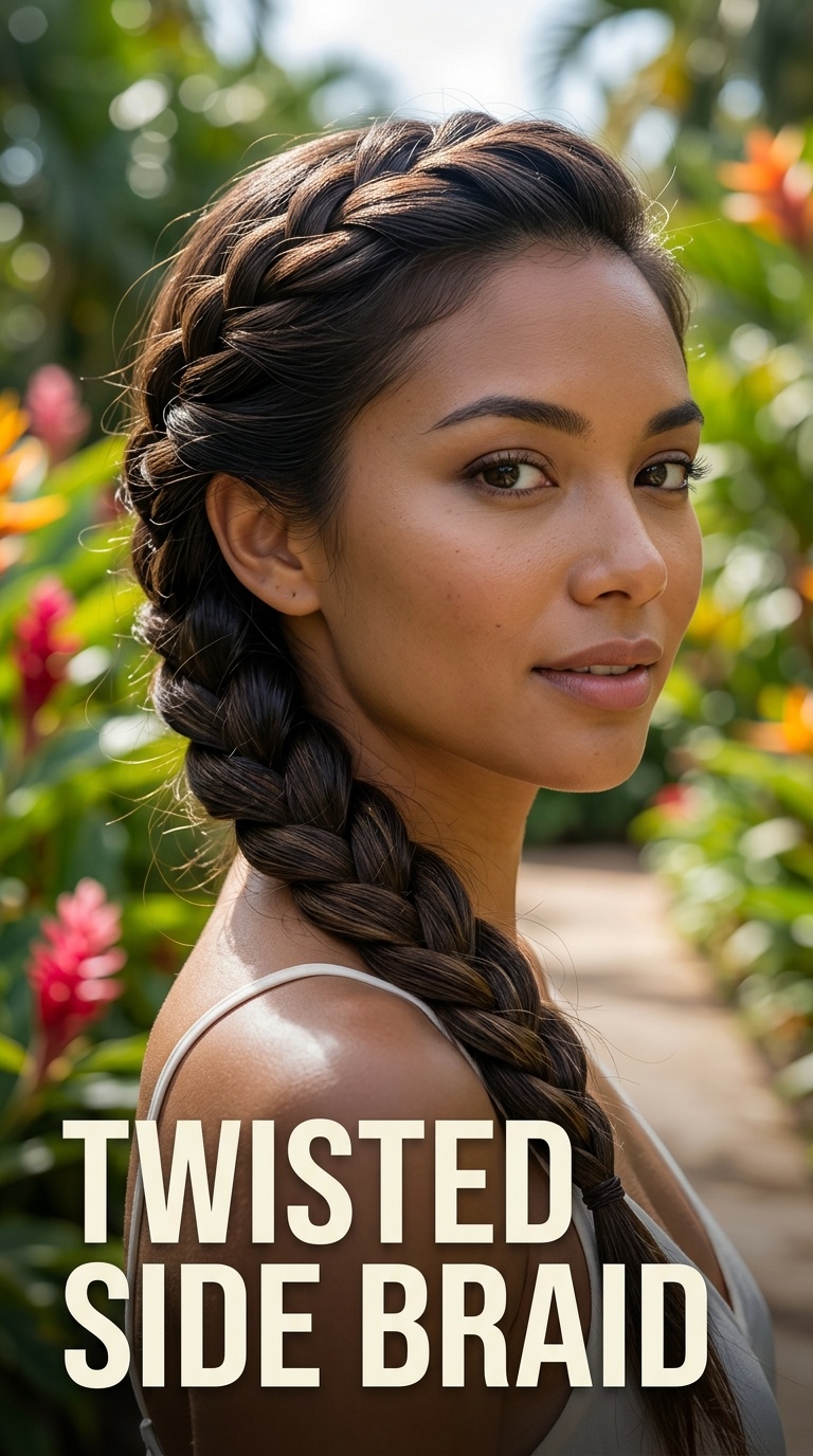 Twisted Side Braid