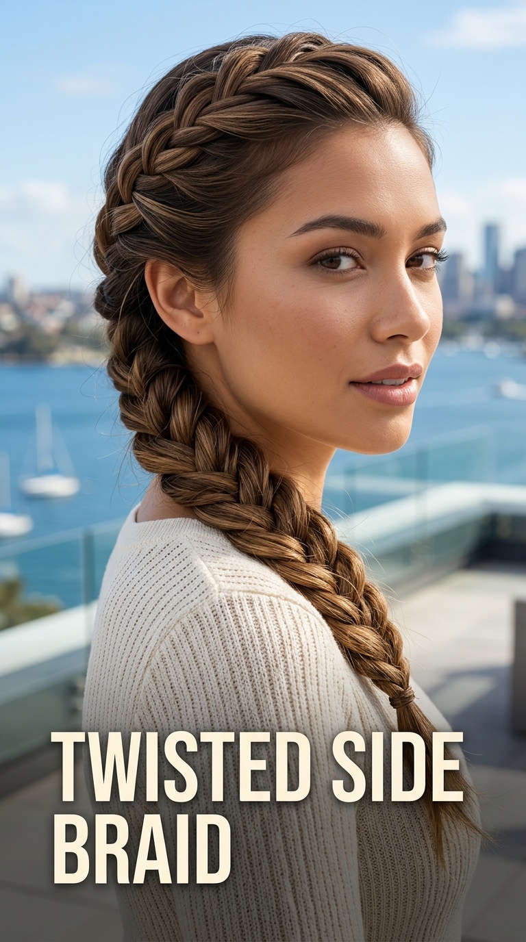 Twisted Side Braid