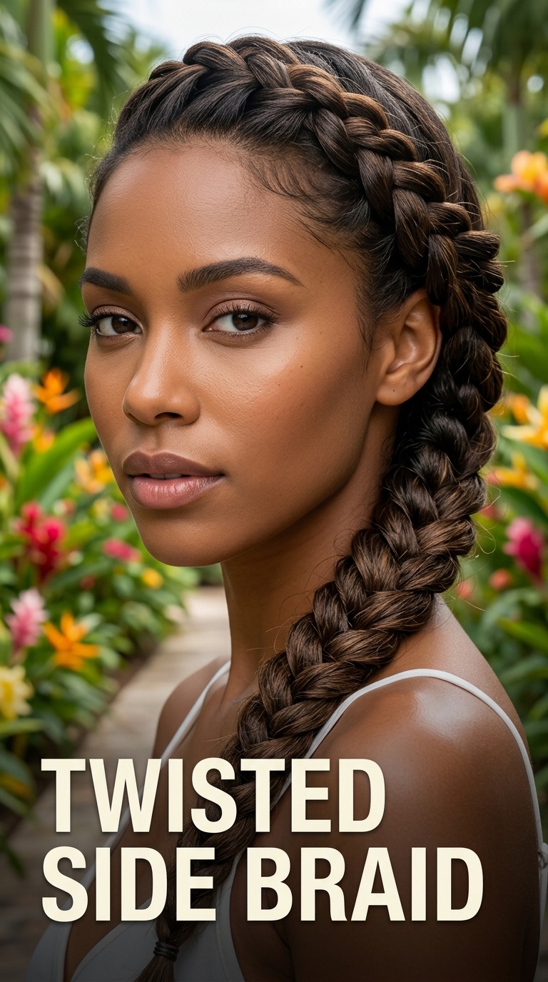Twisted Side Braid