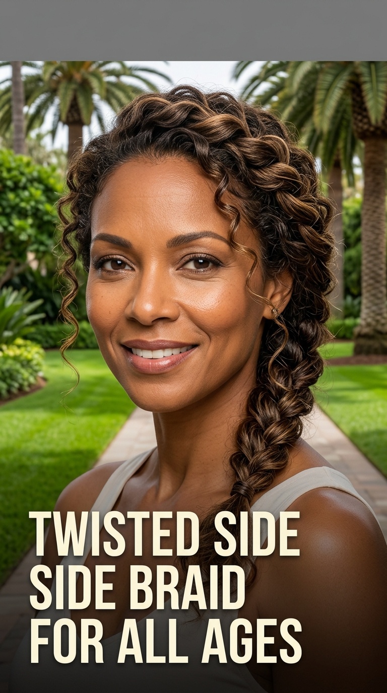 Twisted Side Braid for All Ages