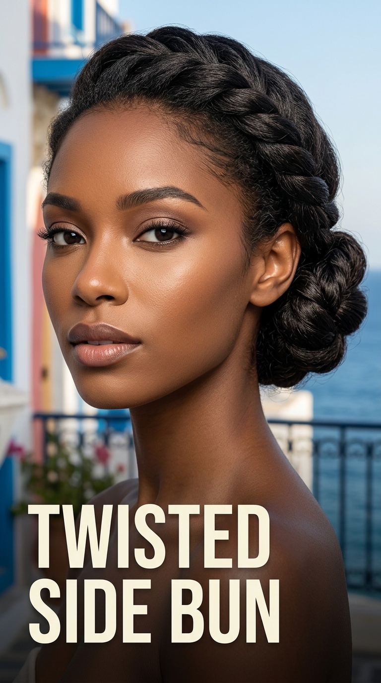 Twisted Side Bun