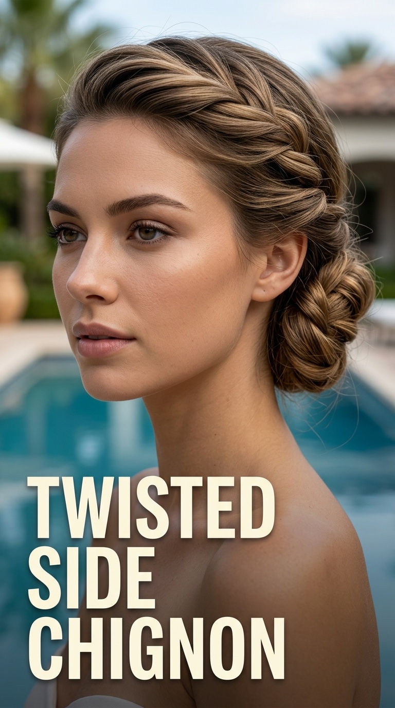 Twisted Side Chignon