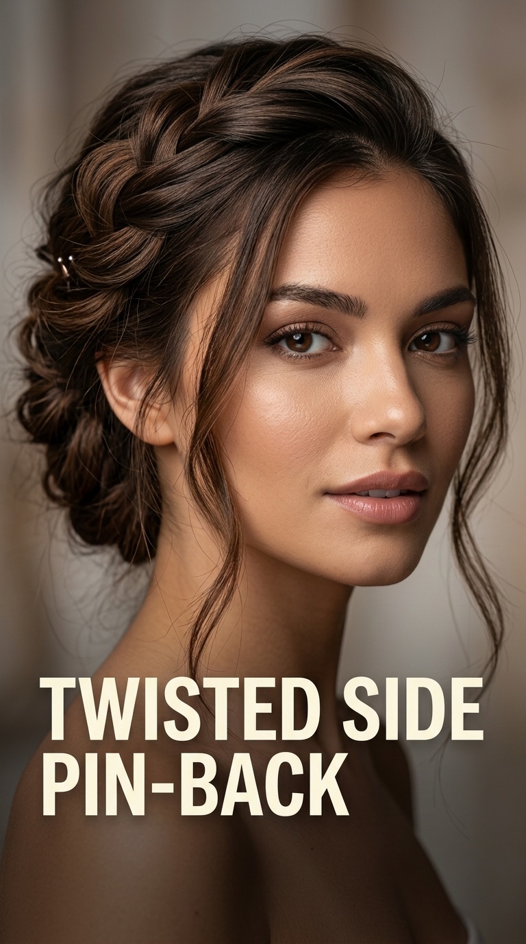 Twisted Side Pin-Back