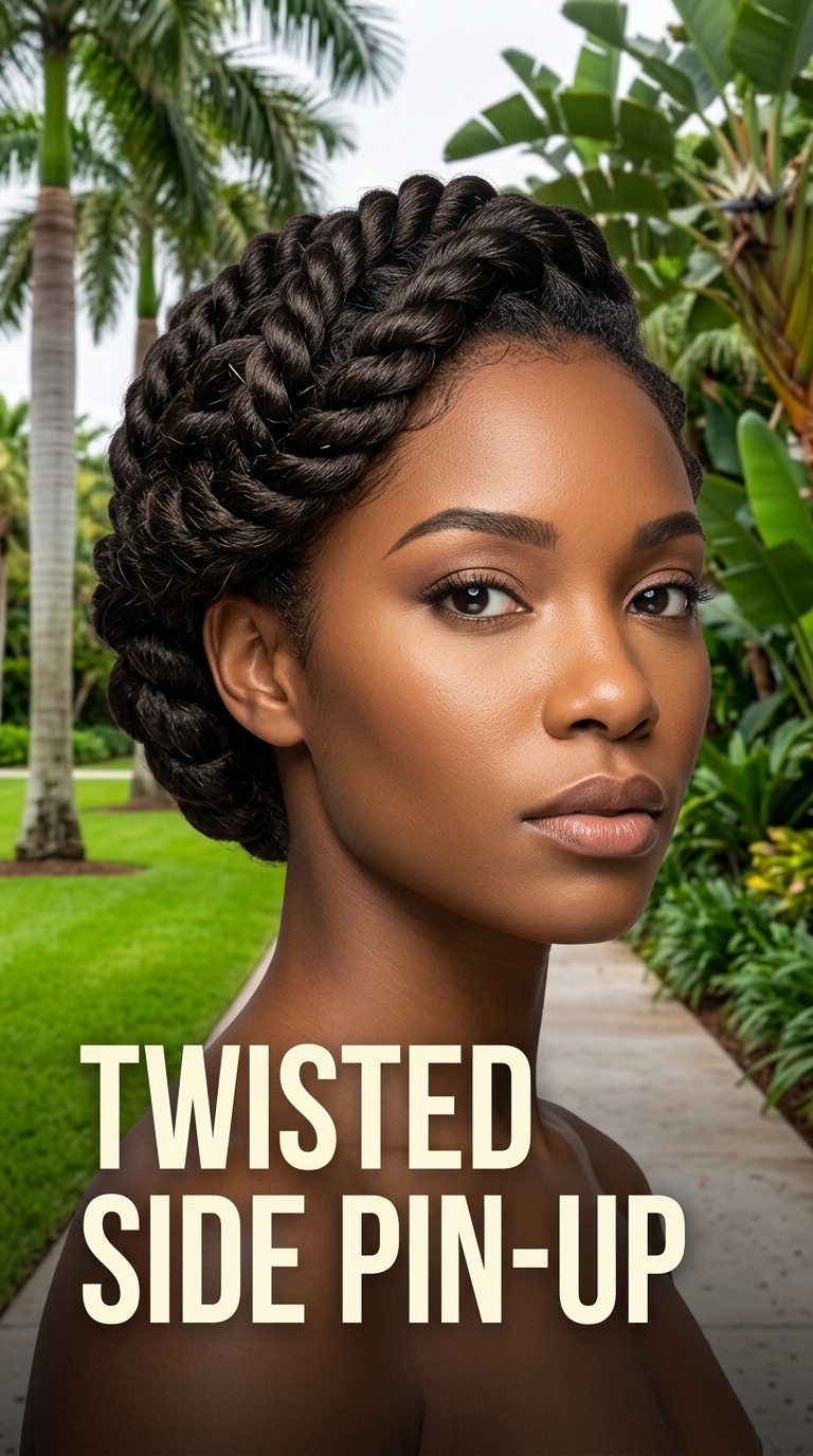 Twisted Side Pin-up