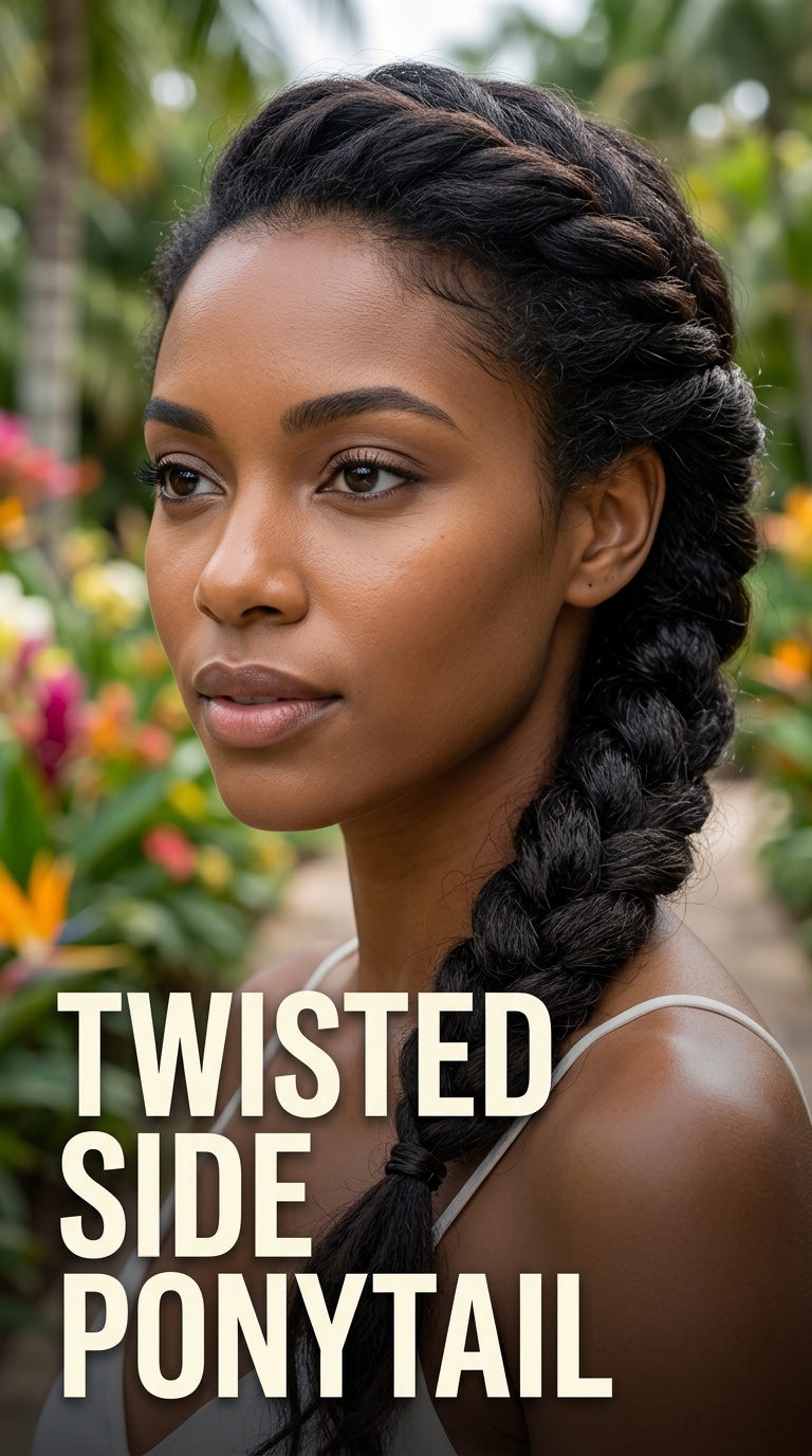 Twisted Side Ponytail