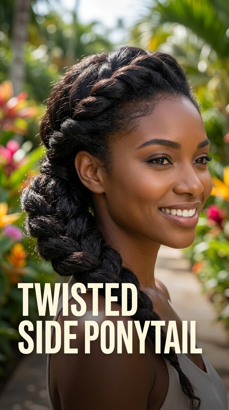 Twisted Side Ponytail