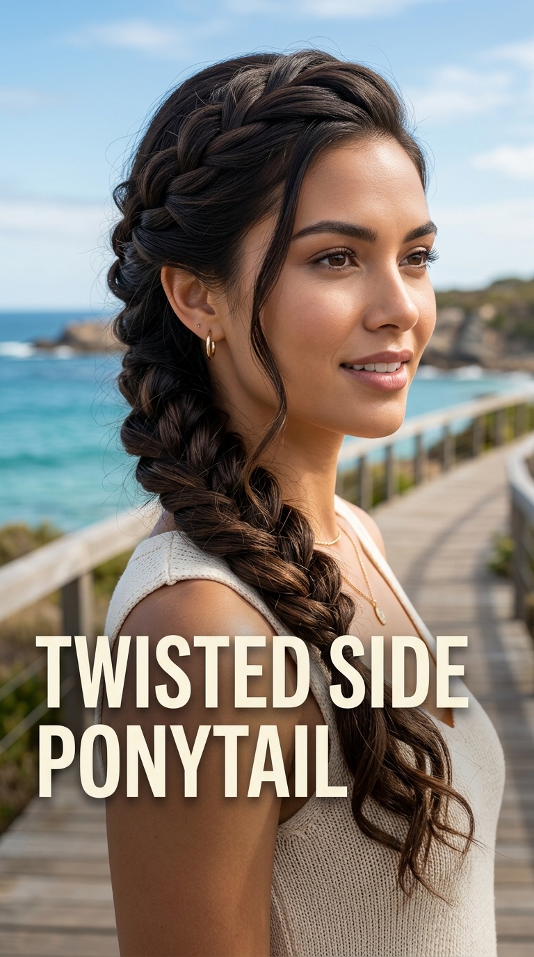 Twisted Side Ponytail