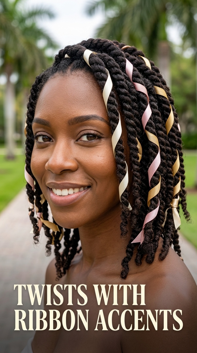 Twists with Ribbon Accents