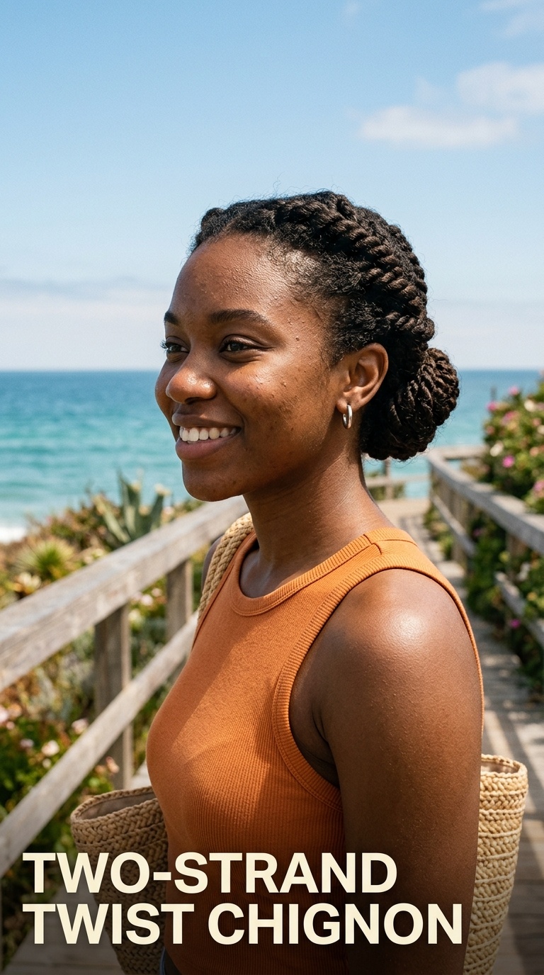 Two-Strand Twist Chignon