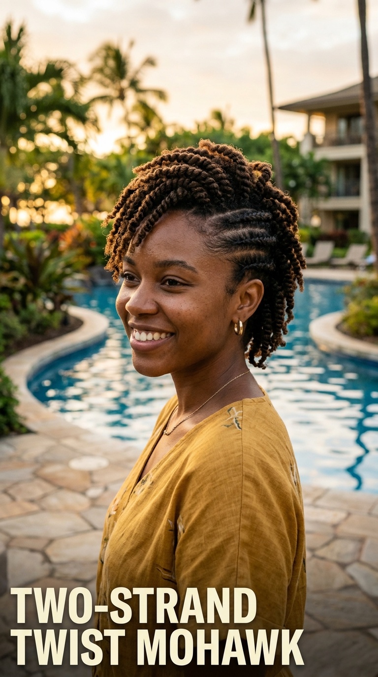 Two-Strand Twist Mohawk