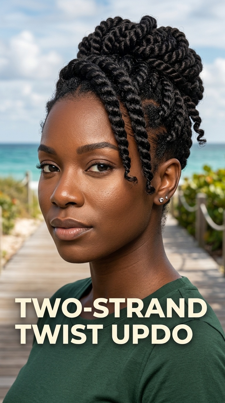 Two-Strand Twist Updo