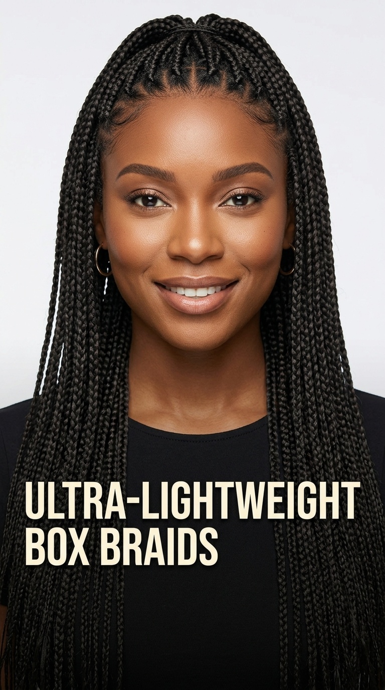 Ultra-Lightweight Box Braids