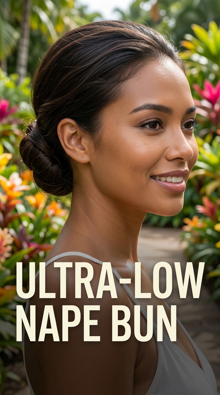Ultra-Low Nape Bun
