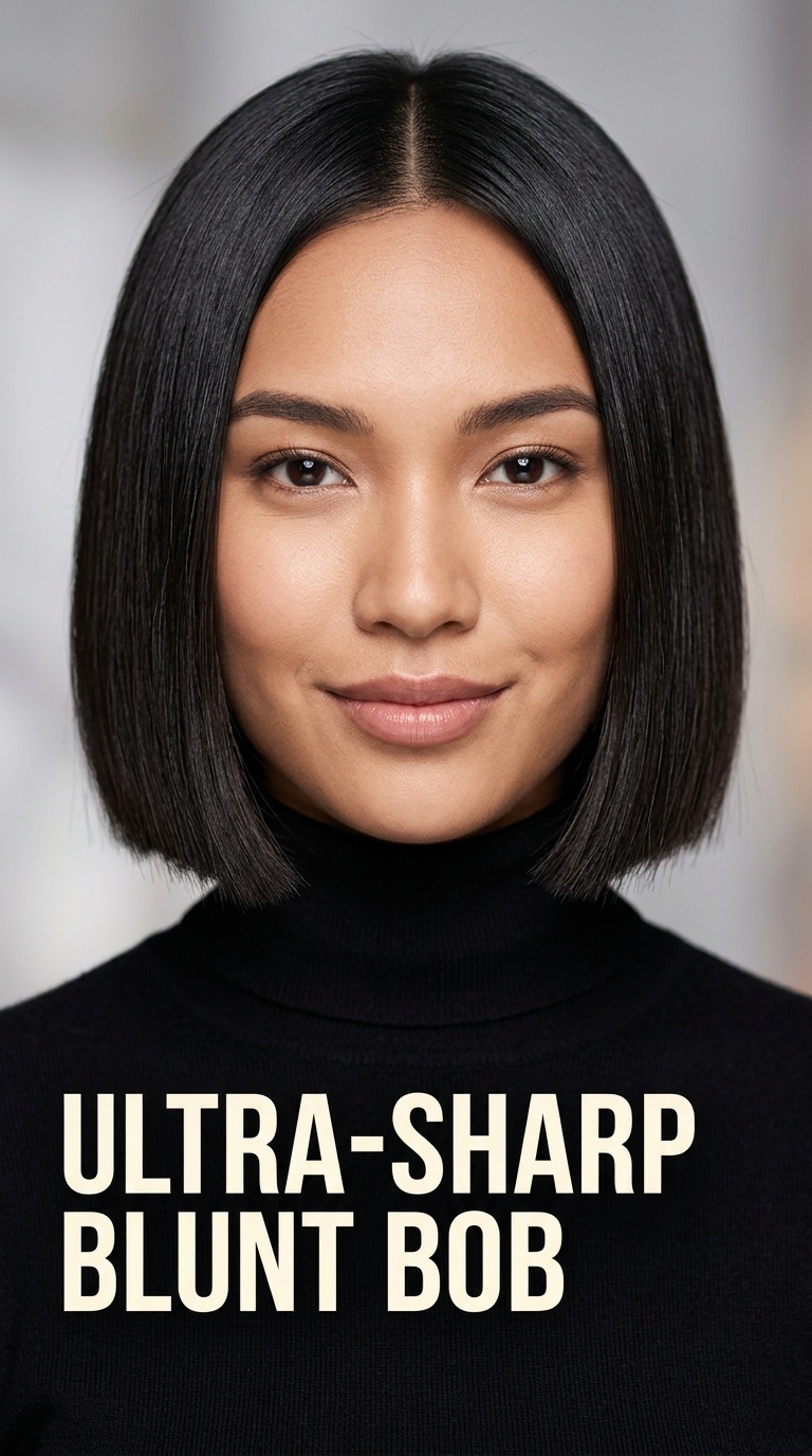 Ultra-Sharp Blunt Bob