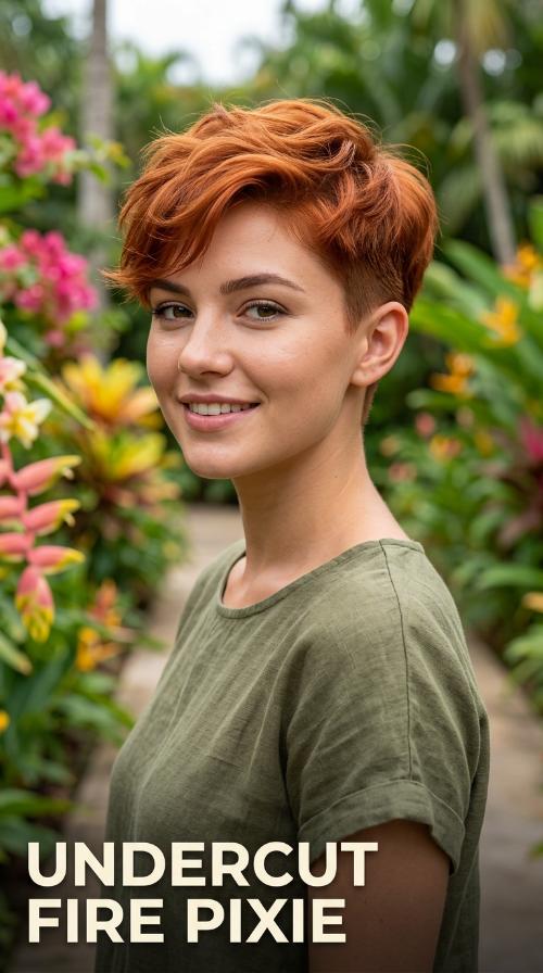 Undercut Fire Pixie