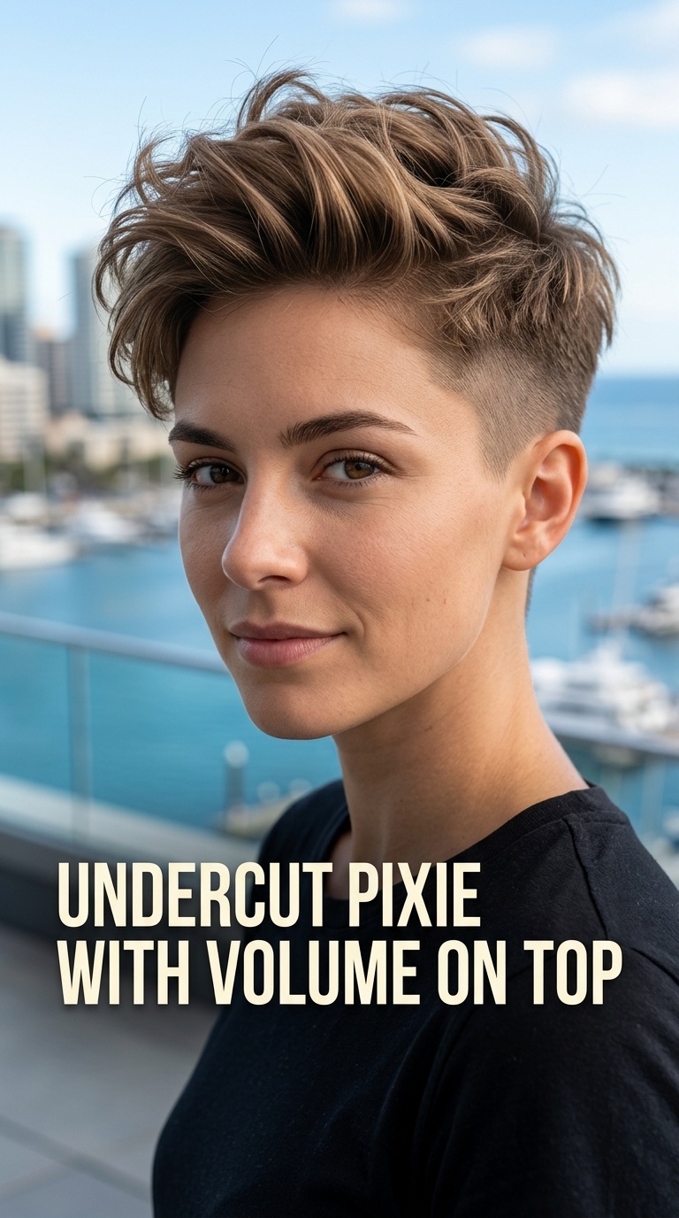 Undercut Pixie with Volume on Top