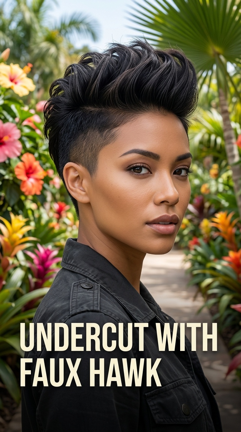 Undercut with Faux Hawk